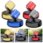 Dice Shaped Solar Air Freshener for Automotive Interiors