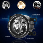 Clear Lens Fog Lights for Nissan Rogue (2014–2016)