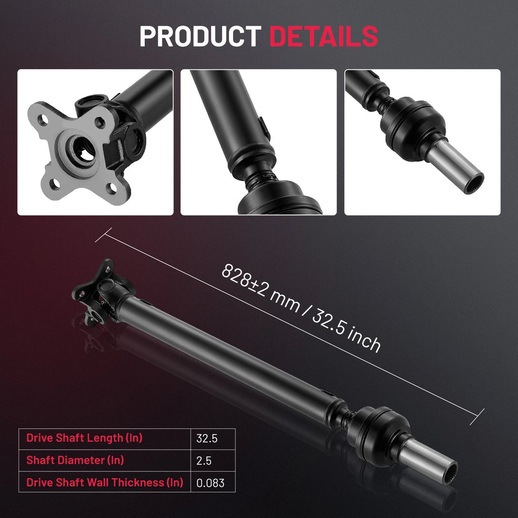 Front Drive Shaft for Dodge Ram 1500 (2002–2006) 4WD 3.7L 4.7L 5.7L 8.3L