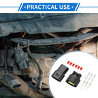 3 Pin Engine Exhaust Air Pressure Sensor Connector Plug for Hyundai