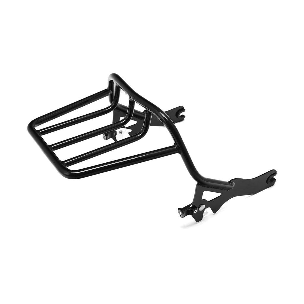 2X Black Luggage Rack Mount for Harley Softail Fat Bob FXFBS (2018–2025)