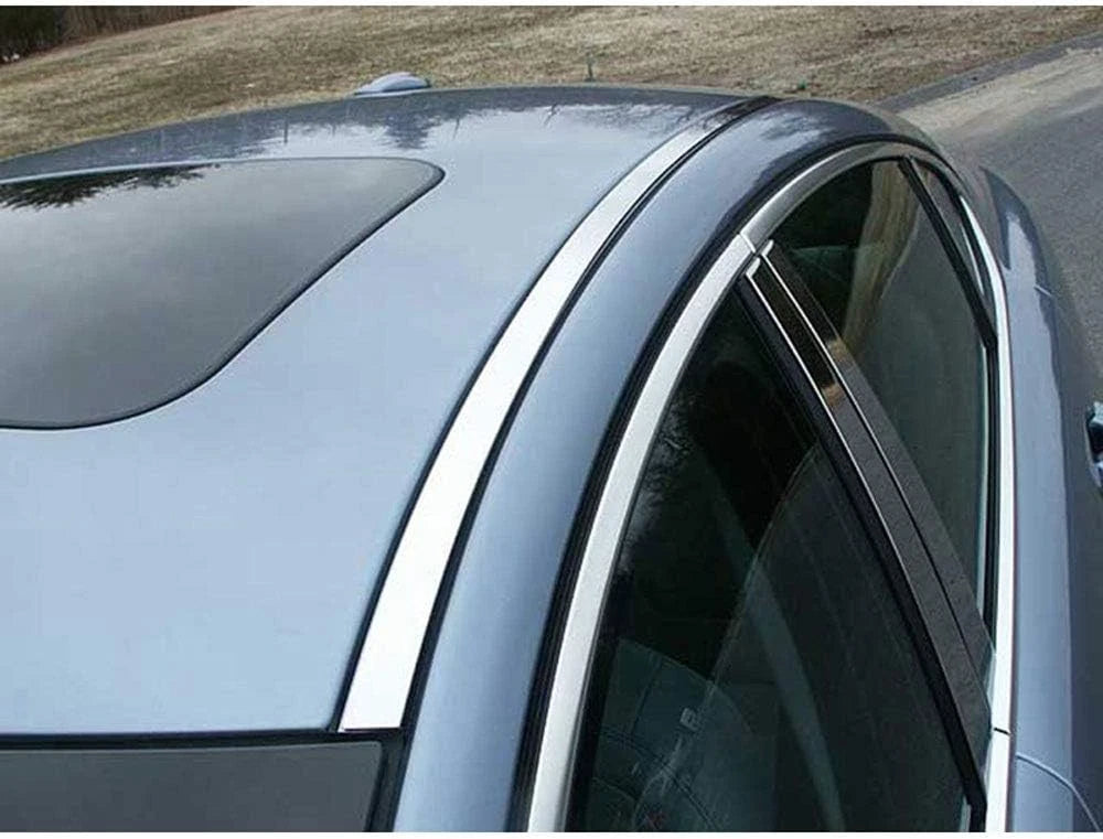 2pc. Luxury FX Chrome Roof Insert Trim for 2009-2010 Jaguar XF