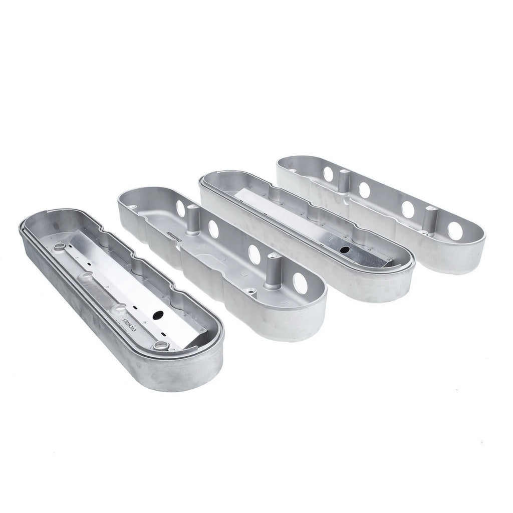 Silver Engine Valve Covers for Chevy LS Series (2001-2023)