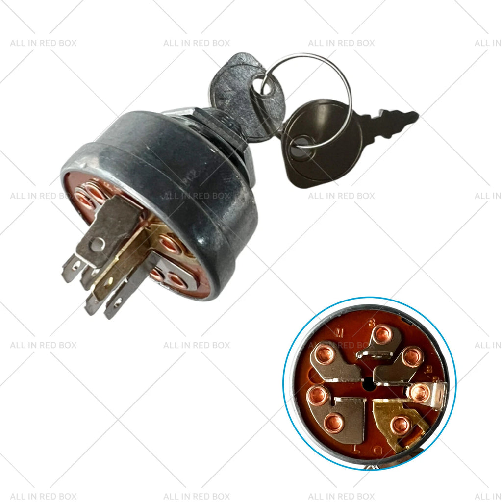 Ignition Switch 6Pin for John Deere Mowers (Ref. 692318, 493625)