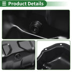 1 Pc Engine Oil Pan No.11200PAAA00 for Honda Accord (1998–2002) Iron Black