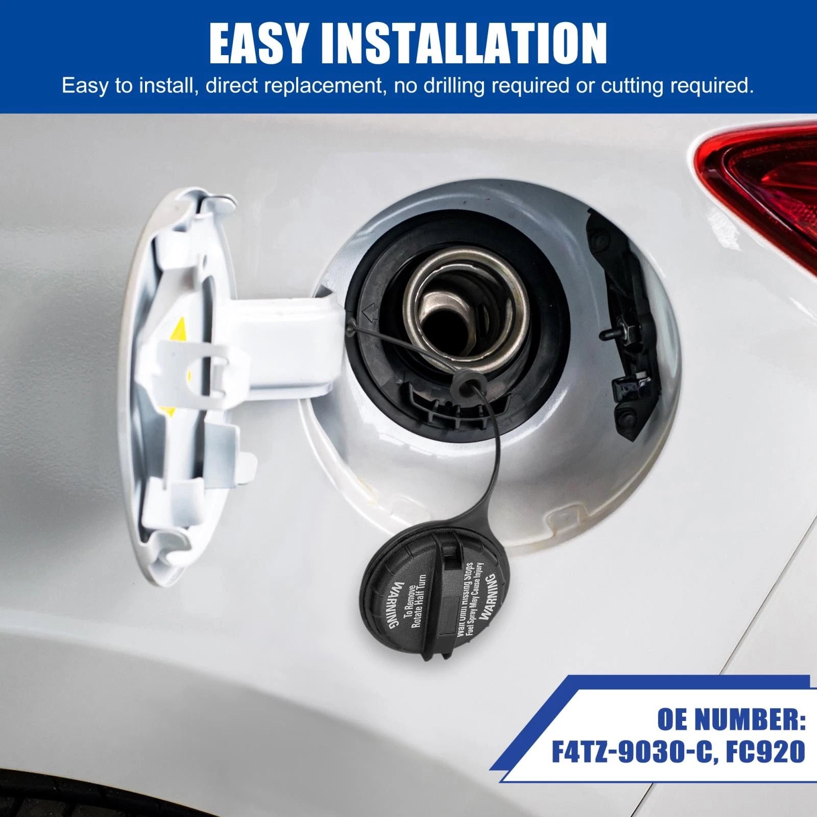 Fuel Gas Cap F4TZ-9030-C for Ford E150 (1997–2003)