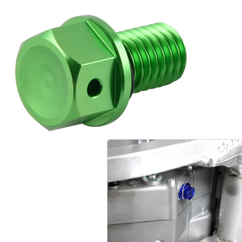 Magnetic Oil Drain Plug M10X1.5 for Kawasaki KX65 KX85 KX100 KX125 KX250 KX500 KX250F KX450F