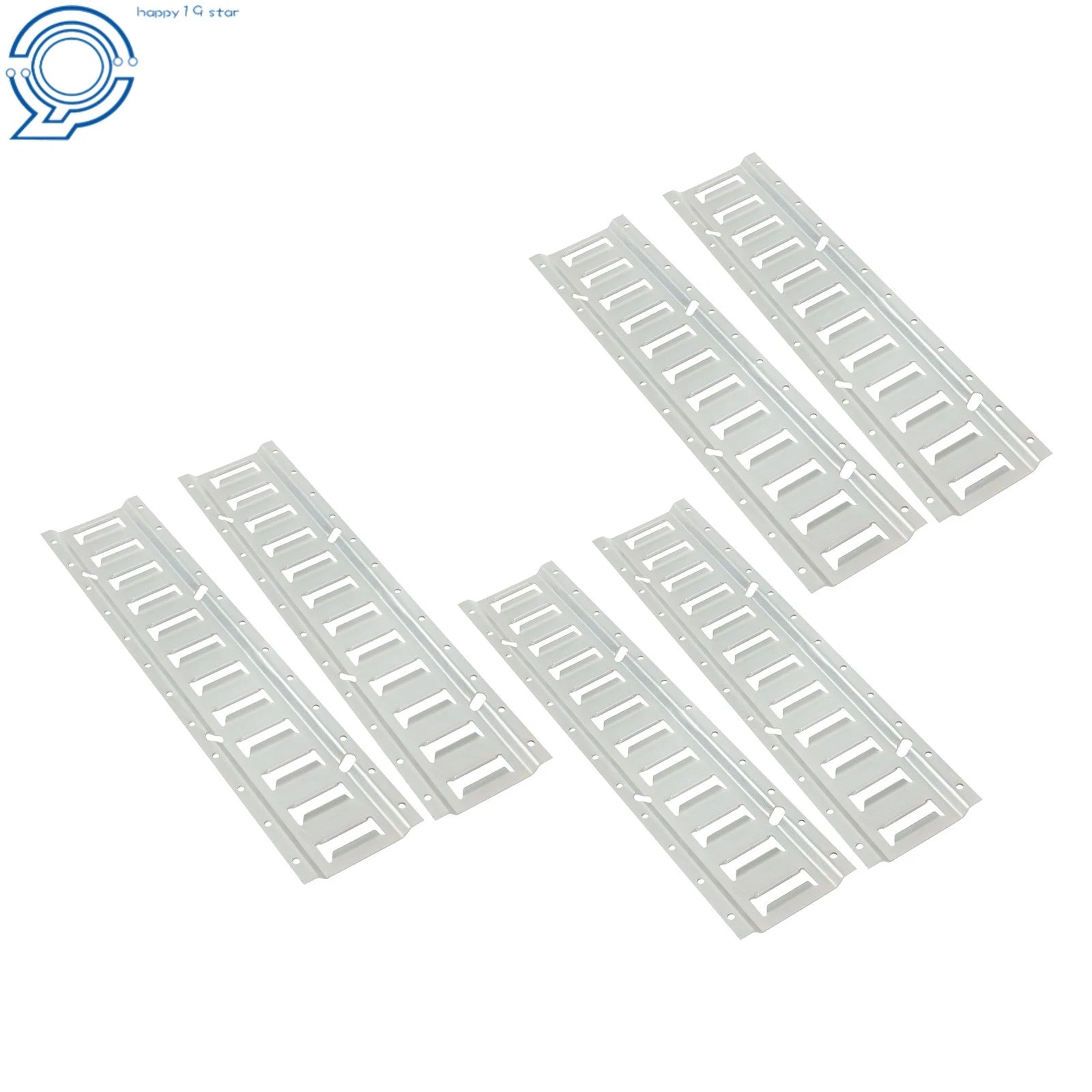 6 Pack E Track Tie Down Rail Kit for Enclosed Cargo Trailer Truck 
