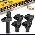 Set of 4 Camshaft & Crankshaft Position Sensors for Benz R129 SL500 SL600