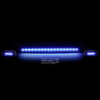 3Pcs Chrome Housing Blue LED Cab Roof Running Light for Silverado/Sierra (2007–2013)