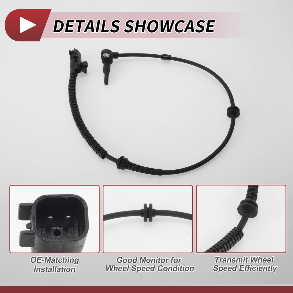 ABS Wheel Speed Sensor No. 94544451 for Chevrolet Sonic (2012–2020) Rear Right