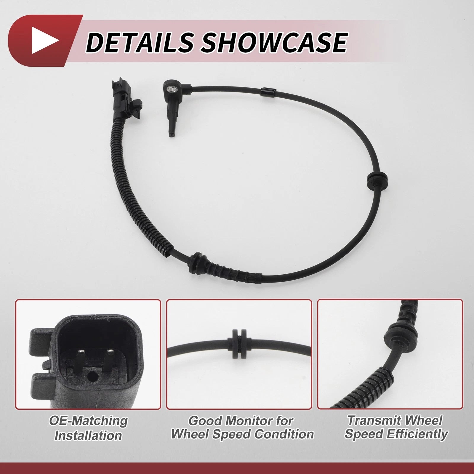 ABS Wheel Speed Sensor No. 94544451 for Chevrolet Sonic (2012–2020) Rear Right