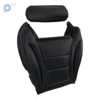 Driver Left Bottom Seat Cover for Mercedes Benz C300 (2015–2021) Black Leather