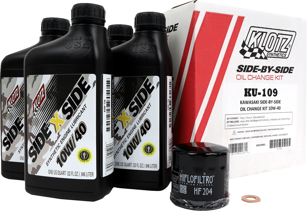 Oil Change Kit 10W/40 for Kawasaki (KU-109)
