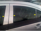 6pc. Luxury FX Chrome Pillar Post Trim For 2011-2015 Chevy Volt