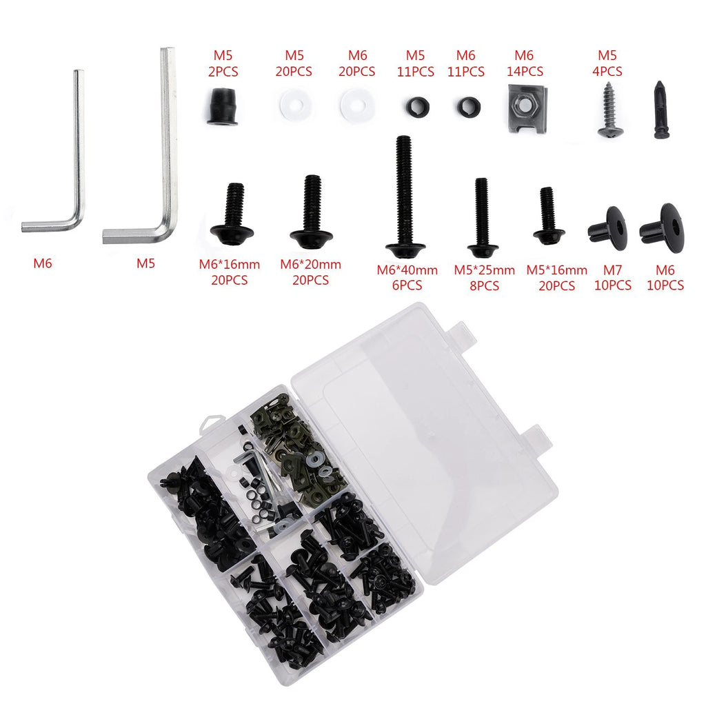 Set of 4 M5/M6 Schrauben Clip Teile Klemmen for (1980–1989)