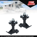 5x5.5 Lug Hub Housing for Container with Spindle and Dust Cover
