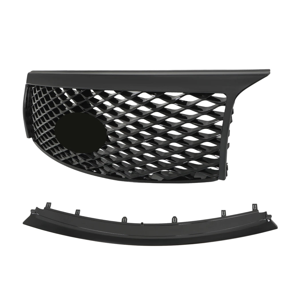 Gloss Black Front Upper Grille & Lower Bumper Trim for Infiniti QX80 (2015–2017)