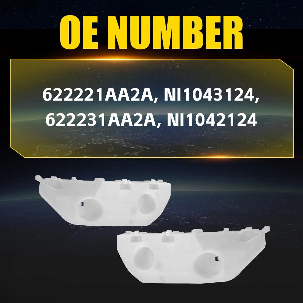 Set of 2 Bumper Brackets for Nissan Murano (2009–2014)
