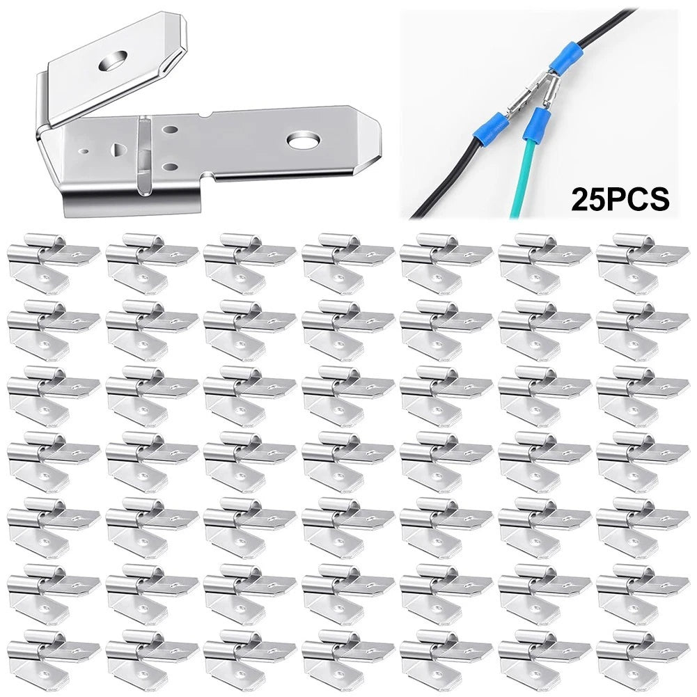 Crimp Kit Double Piggyback Spade Connectors for Note