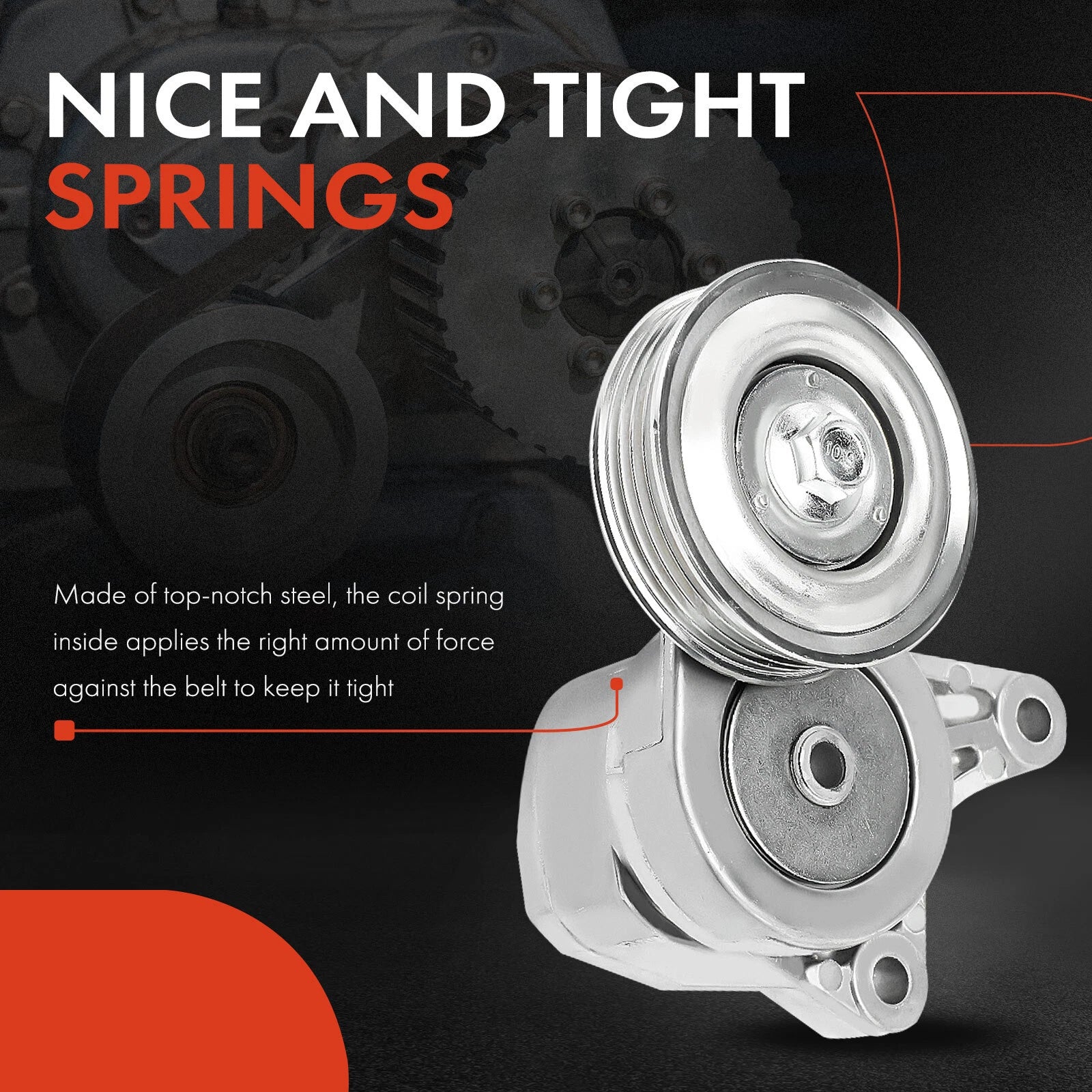 Belt Tensioner with Pulley for Honda Civic (2006–2011)