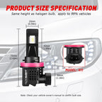 H11 LED Headlight Bulbs for - 6000K 10000LM