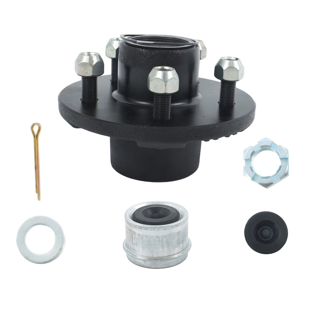 5 Lug Tapered Trailer Hubs for 3500Lb Trailers (1-1/16'' to 1-3/8'')