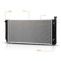Aluminum Radiator DPI-2317 for Chevy GMC C/K Suburban Tahoe Yukon (1996–2000)