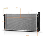 Aluminum Radiator DPI-2317 for Chevy GMC C/K Suburban Tahoe Yukon (1996–2000)
