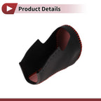 1 Pc Gear Shift Knob Cover for Honda Accord (2008–2012) Black Red Leather