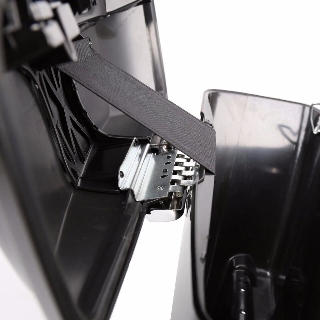 Chrome Saddlebag Latch Hinge Lock Hardware Kit for Harley Road King (2014–2023)