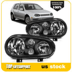 Set of 2 Headlights for Volkswagen Golf Cabrio (1999–2006)