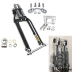 24" Springer Front End with Handlebar Adapter & 2" Riser for Harley Bobber (C)