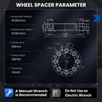 1.5" Wheel Spacers for Chevrolet K10 (1973-1987)