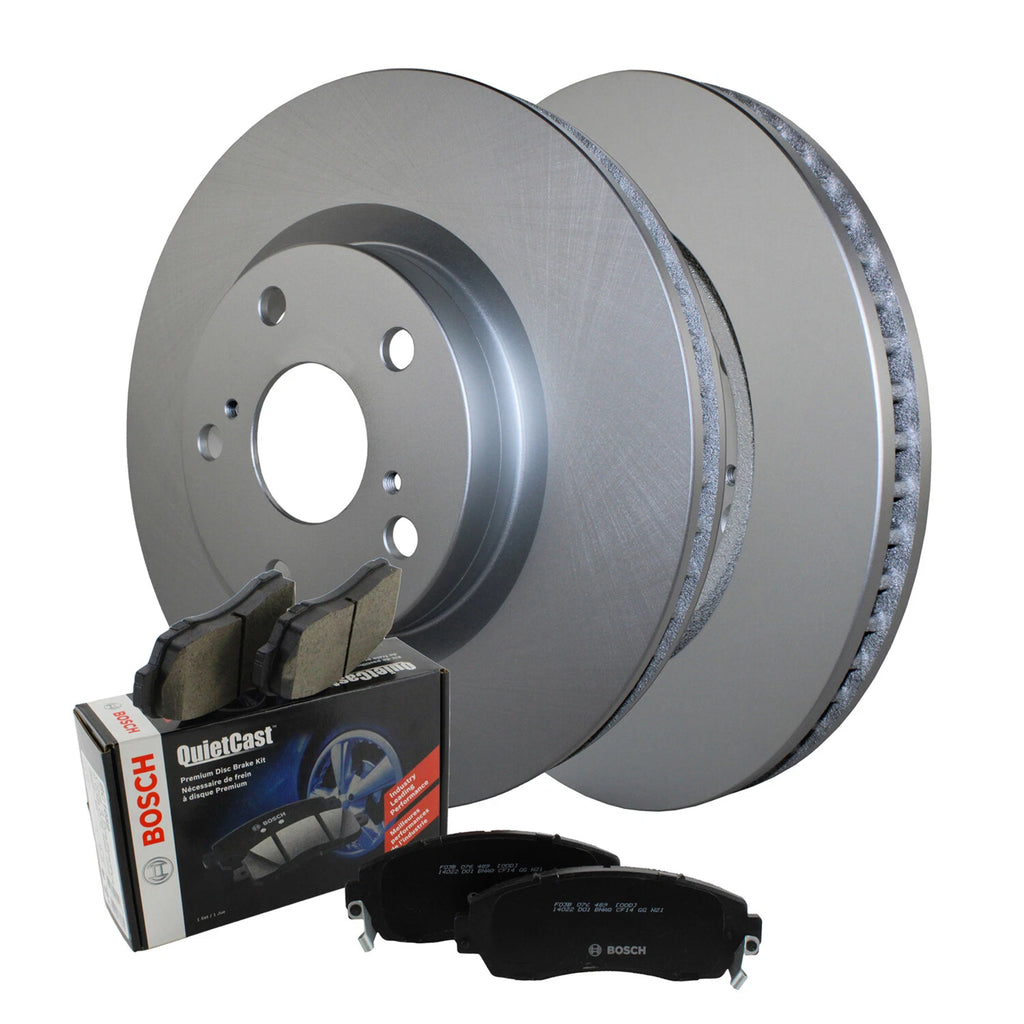 Front Brake Kit 296mm Disc Rotors & Bosch Pads for ES350 Avalon Camry (2007–2019)