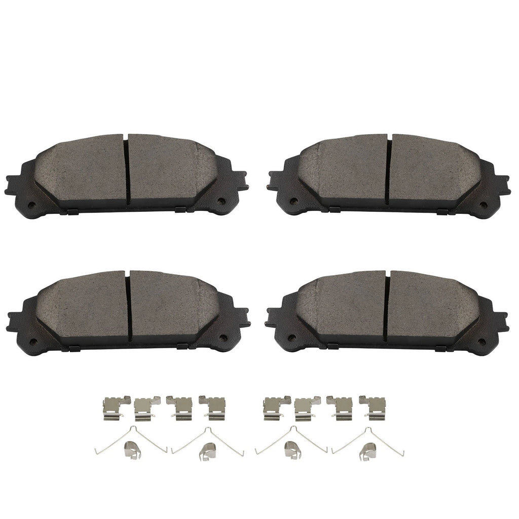 Set of 4 Front Brake Ceramic Pads for Lexus NX200t (2015–2017), NX250 (2022), NX350 (2022), NX300 (2018–2021)