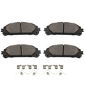 Set of 4 Front Brake Ceramic Pads for Lexus NX200t (2015–2017), NX250 (2022), NX350 (2022), NX300 (2018–2021)