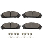 Set of 4 Front Brake Ceramic Pads for Lexus NX200t (2015–2017), NX250 (2022), NX350 (2022), NX300 (2018–2021)