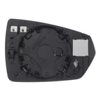 Left Side Heated White Mirror Glass for Audi A1 (2018–2023)