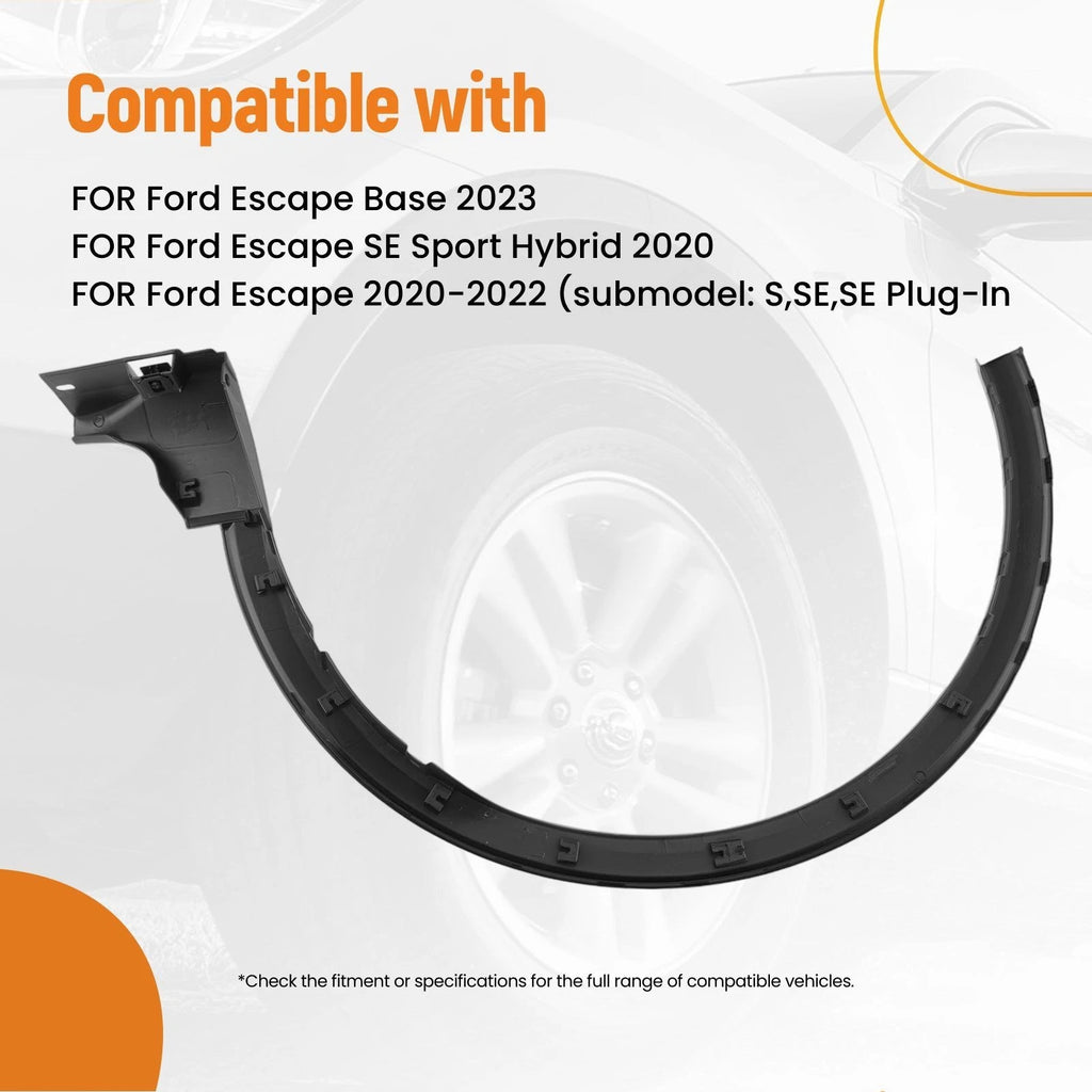 Fender Flare Trim for Ford Escape SEL/SEL Hybrid (2020–2024) Right Front