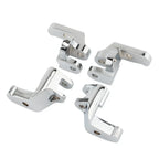 Front Driver Floorboard Relocation Brackets for Harley Touring Road Glide (2014-2023)