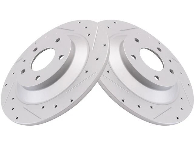 Set of 2 Rear Brake Rotors for Mazda CX-30 AWD (2020–2024) ZZ848SZ