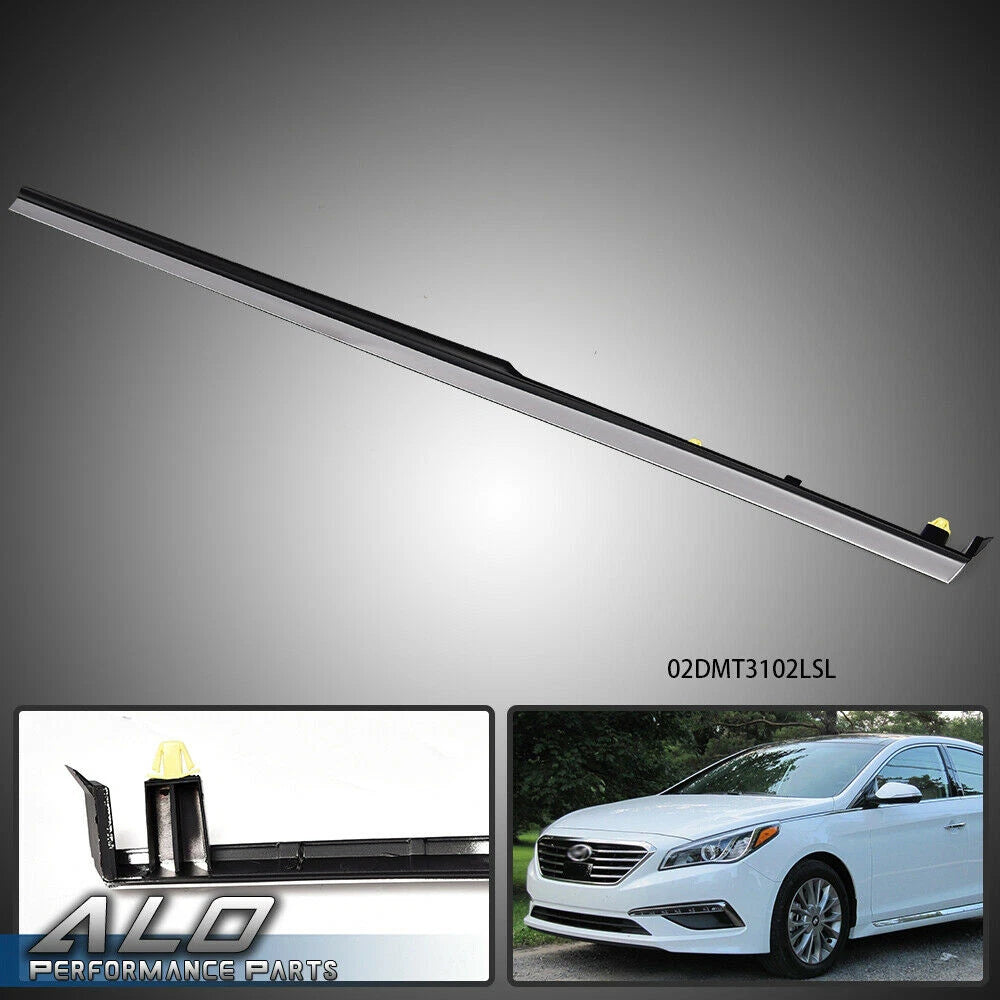 Left Side Fender Chrome Garnish Trim for Hyundai Sonata (2015–2017)