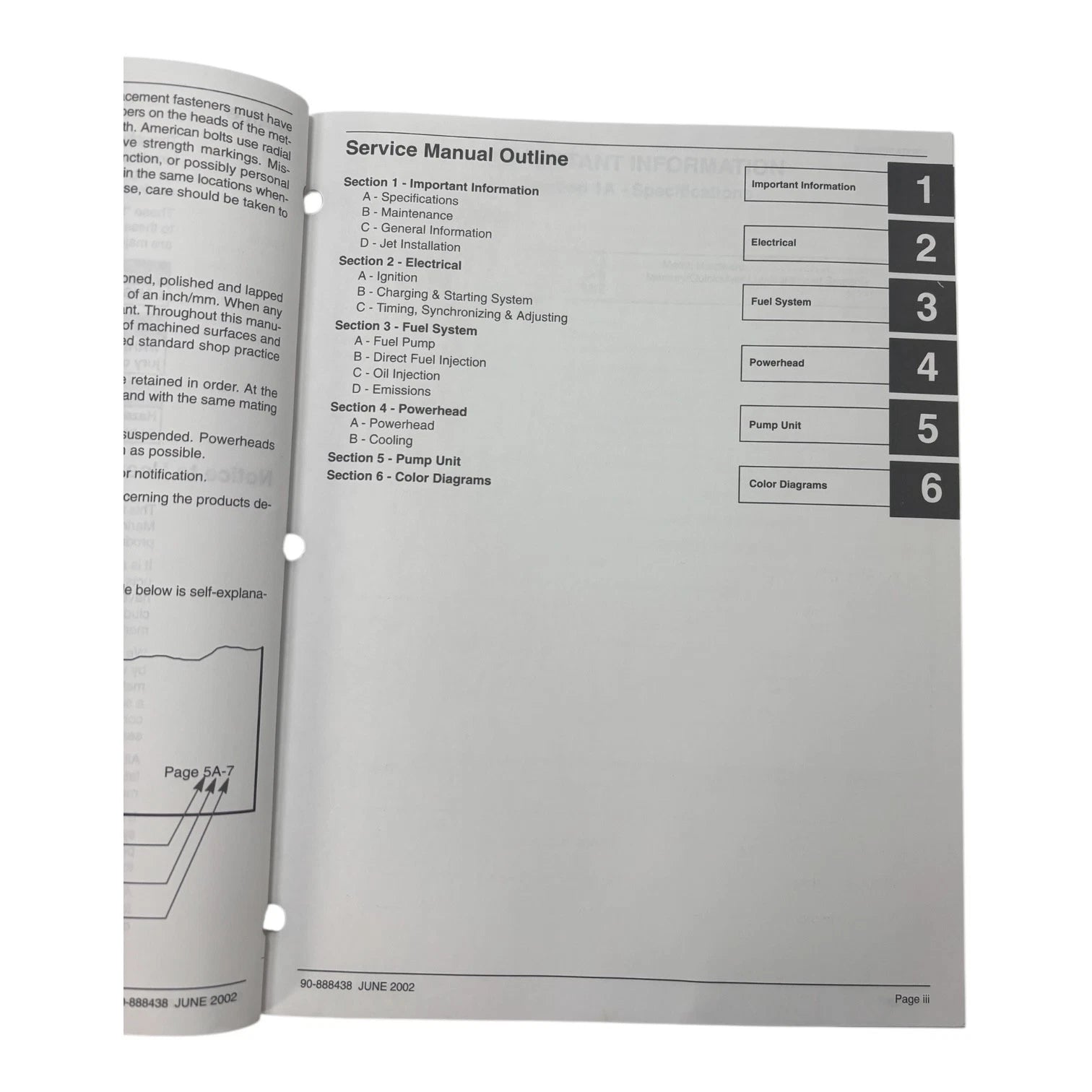 OptiMax Jet Drive Service Manual for Mercury (2002) 90-888438
