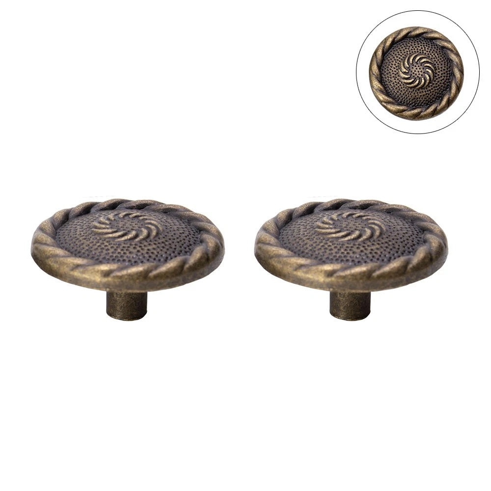Set of 10 Zinc Alloy Pull Knobs for Cabinet Drawer Dresser (Universal)