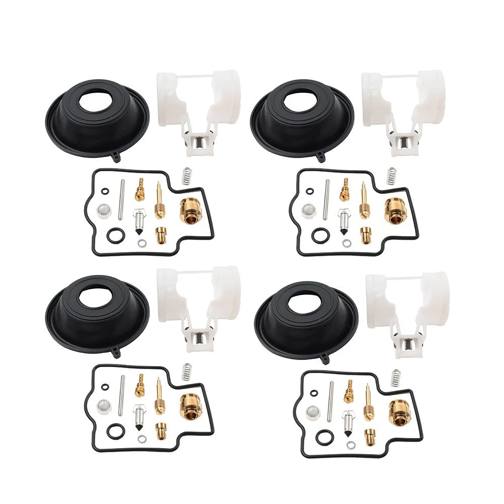 4X Carburetor Repair Kit for Kawasaki ZX600 ZZR600 ZX6R (1998–2002)