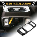 Rear Air Vent Armrest AC Outlet Panel Cover Trim for Ford F-150 (2015–2020)