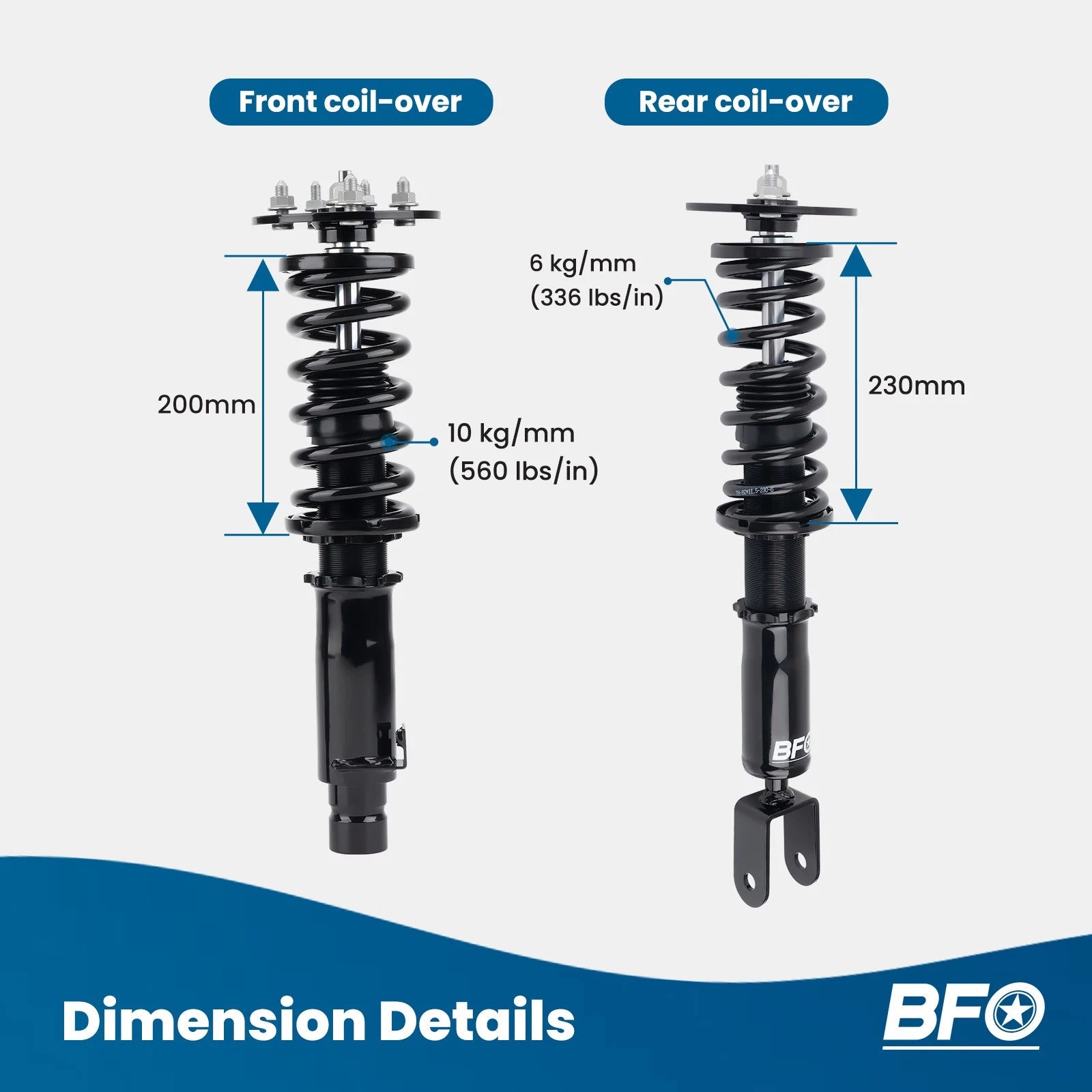 Adjustable Coilovers for Acura TL (2009–2014) - Shocks Springs Kit