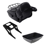 Trunk Luggage Backrest Pad Mount Rack for Harley Fat Boy (2008–2017)