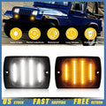 Smoked Front Turn Signal Lights for Jeep Wrangler YJ (1987–1995)